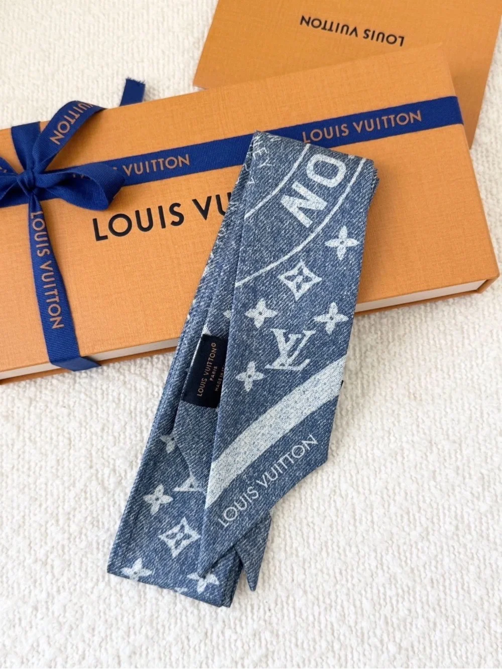 Louis Vuitton Denim Stamp BB Bandeau - Bleu Denim. SS26 Nautical Collection. NEW